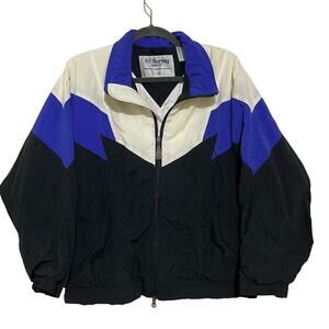 Vintage Tourney Gore-Tex Ladies Windbreaker Jacket Geometric Large